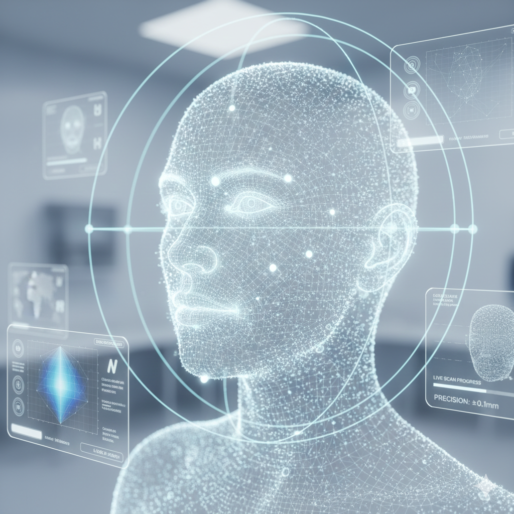 얼굴 3D 형태 복원 이미지